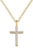 Engelsrufer Pozlacený náhrdelník Křížek ERN-LILCROS-ZIG (řetízek, přívěsek)