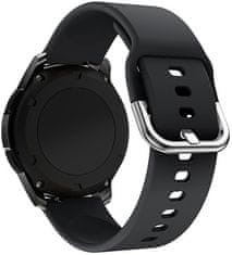 4wrist Silikonový řemínek pro Samsung - Black 22 mm