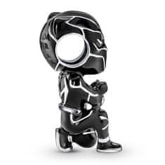 Pandora Stylový stříbrný přívěsek Black Panther Marvel 790783C01