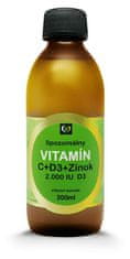 Zdravý svet Lipozomální vitamín C + D3 + zinek 200 ml