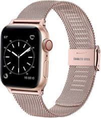 4wrist Milánský tah pro Apple Watch - Rosegold 38/40/41 mm