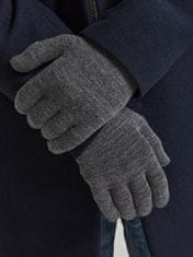 Jack&Jones Pánské rukavice JACHENRY 12158446 Dark Grey Melange
