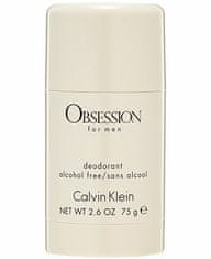 Calvin Klein Obsession For Men - tuhý deodorant 75 ml