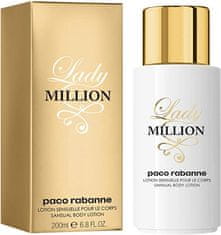 Paco Rabanne Lady Million - tělové mléko 200 ml