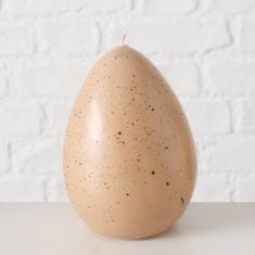 Boltze Velikonoční svíčka EGGI, 8 cm, béžová