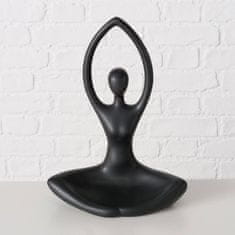 Boltze Svícen na tealighty YOGA, porcelánový, 30 cm