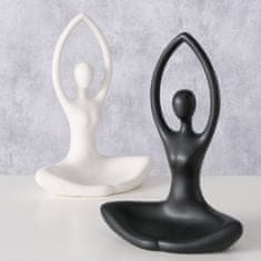 Boltze Svícen na tealighty YOGA, porcelánový, 30 cm