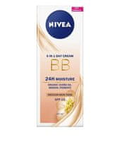 Nivea Zkrášlující hydratační krém 5 v 1 BB Cream SPF 15 (5in1 Beautifying Moisturizer) 50 ml (Odstín světlý tón pleti)