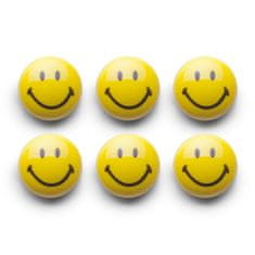 Zeller Magnety Smiley, 6 ks, ? 3 cm