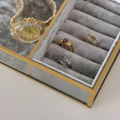Boltze Šperkovnice na hodinky a bižuterie CLIPO, transparentní