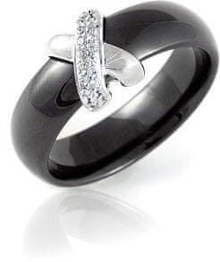 Modesi Černý keramický prsten QJRQY6157KL