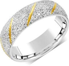 Silvego Snubní prsten pro muže i ženy z oceli RRC22799 (Obvod 53 mm)