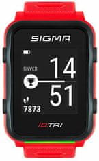 Sigma Pulsmetr iD.TRI BASIC Neon Red 24230