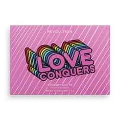 Makeup Revolution Paletka očních stínů Love Conquers (Power Shadow Palette) 6,6 g