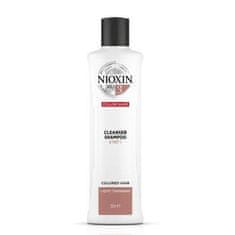 Nioxin Čisticí šampon pro jemné barvené mírně řídnoucí vlasy System 3 (Shampoo Cleanser System 3) (Objem 300 ml)