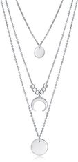 Viceroy Stylový ocelový náhrdelník s přívěsky Popular 75198C01000
