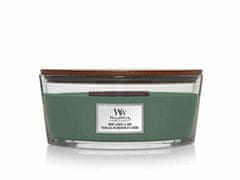 Woodwick Vonná svíčka loď Mint Leaves & Oak 453,6 g