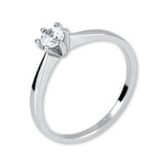 Brilio Silver Stříbrný zásnubní prsten 426 001 00501 04 (Obvod 60 mm)