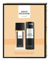 David Beckham Classic - deodorant s rozprašovačem 75 ml + deodorant ve spreji 150 ml