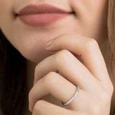 Pandora Stříbrný prsten s třpytivými kamínky Timeless 190945CZ (Obvod 50 mm)