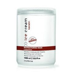 Inebrya Restrukturační maska s keratinem Ice Cream Keratin (Restructuring Mask) (Objem 1000 ml)