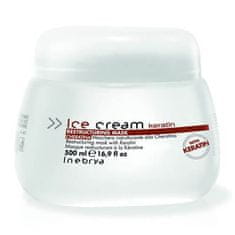 Inebrya Restrukturační maska s keratinem Ice Cream Keratin (Restructuring Mask) (Objem 500 ml)