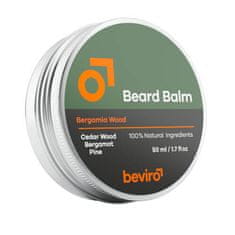 Beviro Balzám na vousy s vůní cedru, bergamotu a borovice (Beard Balm) (Objem 50 ml)