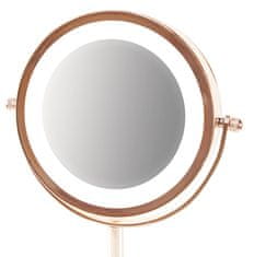 RIO Oboustranné kosmetické zrcátko (Rose Gold Mirror)