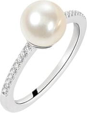 Morellato Stříbrný prsten s perlou Perla SANH070 (Obvod 54 mm)