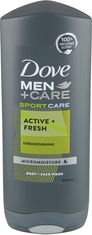 Dove Osvěžující sprchový gel pro muže Sport Active Fresh Men + Care (Body and Face Wash) (Objem 400 ml)