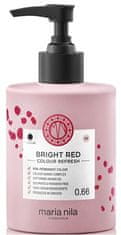 Maria Nila Jemná vyživující maska bez permanentních barevných pigmentů 0.66 Bright Red (Colour Refresh Mask) (Objem 300 ml)