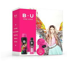 B.U. One Love - EDT 50 ml + deodorant ve spreji 150 ml + čepice