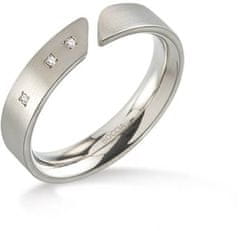Boccia Titanium Titanový prsten s diamanty 0140-02 (Obvod 56 mm)