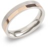 Pozlacený titanový snubní prsten 0129-07 (Obvod 63 mm)