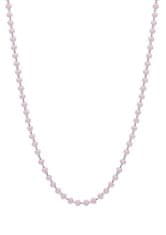 S'Agapõ Růžový korálkový náhrdelník na přívěsky Happy SHAC60
