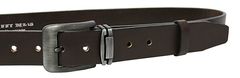 Penny Belts Pánský kožený opasek 507-40 brown (Délka pásku 90 cm)