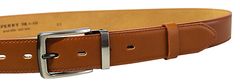 Penny Belts Pánský kožený společenský opasek 35-020-2-42 brown (Délka pásku 100 cm)