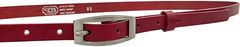 Penny Belts Dámský kožený opasek 15-2-93 red (Délka pásku 85 cm)