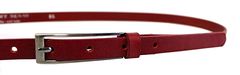 Penny Belts Dámský kožený opasek 15-1-93 red (Délka pásku 90 cm)