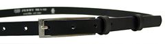 Penny Belts Dámský kožený opasek 15-1-60 black (Délka pásku 90 cm)