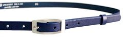 Penny Belts Dámský kožený opasek 15-2-56 dark blue (Délka pásku 115 cm)