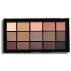 Makeup Revolution Paletka očních stínů Re-Loaded (Palette Basic Mattes) 15 x 1,1 g (Odstín Basic Mattes)