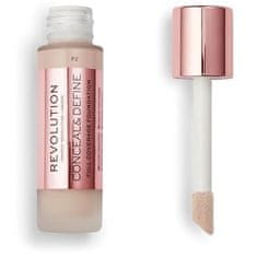 Makeup Revolution Krycí make-up s aplikátorem Conceal & Define (Makeup Conceal and Define) 23 ml (Odstín F3)