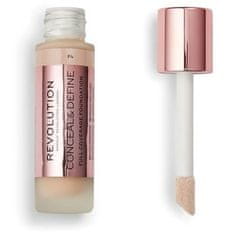 Makeup Revolution Krycí make-up s aplikátorem Conceal & Define (Makeup Conceal and Define) 23 ml (Odstín F3)