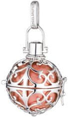 Engelsrufer Stříbrný přívěsek Andělský zvonek s růžovou rolničkou ER-16 (Průměr 1,6 cm)