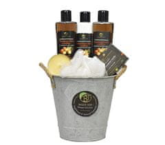 VIVACO Dárkové balení kosmetiky Makadamový ořech s vanilkou na kovovém stojanu