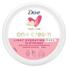 Dove Hydratační krém na obličej a tělo Body Love (Light Hydratation Care) 250 ml