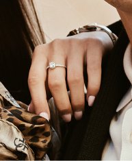 Beneto Stříbrný prsten s krystaly AGG194 (Obvod 58 mm)