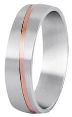 Beneto Exclusive Pánský bicolor prsten z oceli SPP07 (Obvod 64 mm)