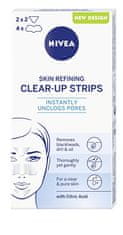 Nivea Osvěžující čisticí pleťové náplasti (Refining Clear-Up Strips) 6 ks